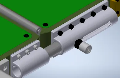 Redesign of the HUNCH ISS Galley Table Leaf Latch system