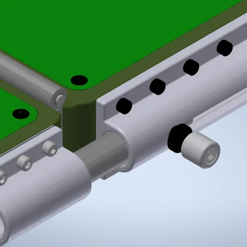 Redesign of the HUNCH ISS Galley Table Leaf Latch system